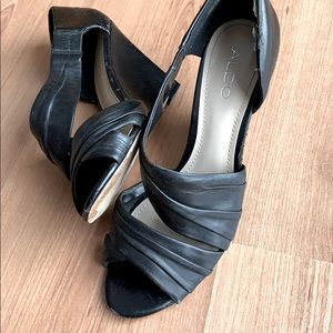 Strappy Wedge Heel